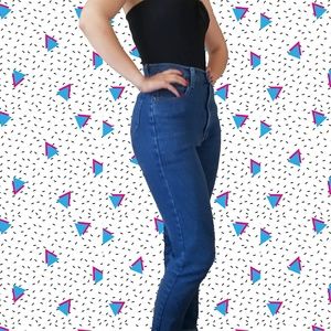 vintage high waisted mom jeans